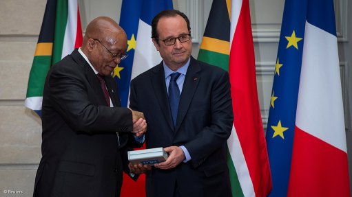 SA: President Jacob Zuma concludes state visit to France