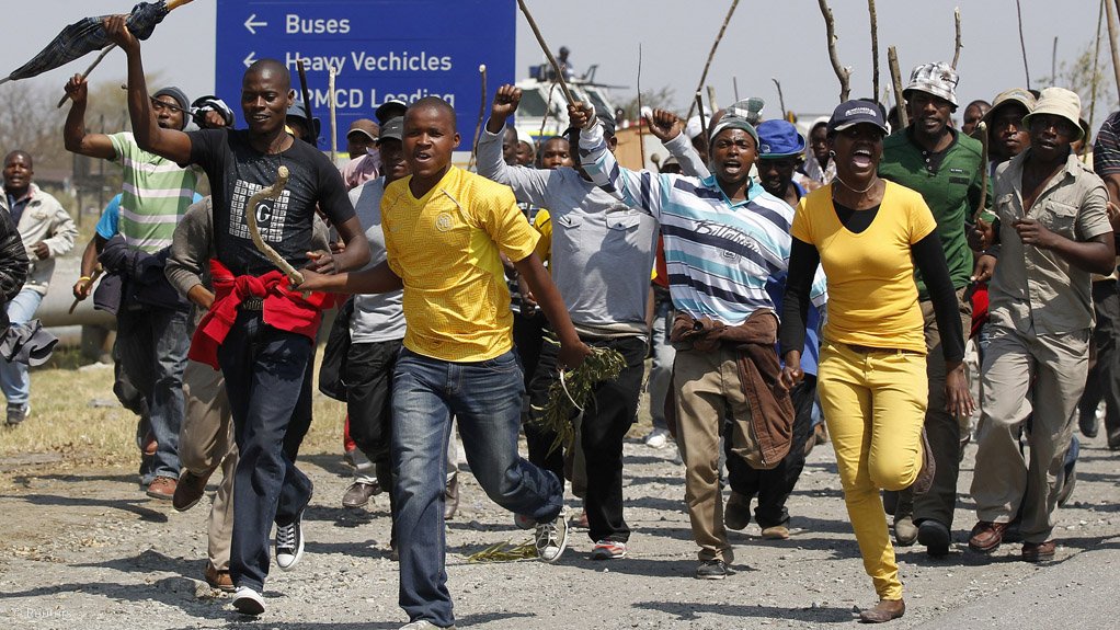 INDUSTRY ANXIETY The demands of the National Union of Mineworkers and Association of Mineworkers and Construction Union raise ‘serious concerns’ for the whole platinum industry