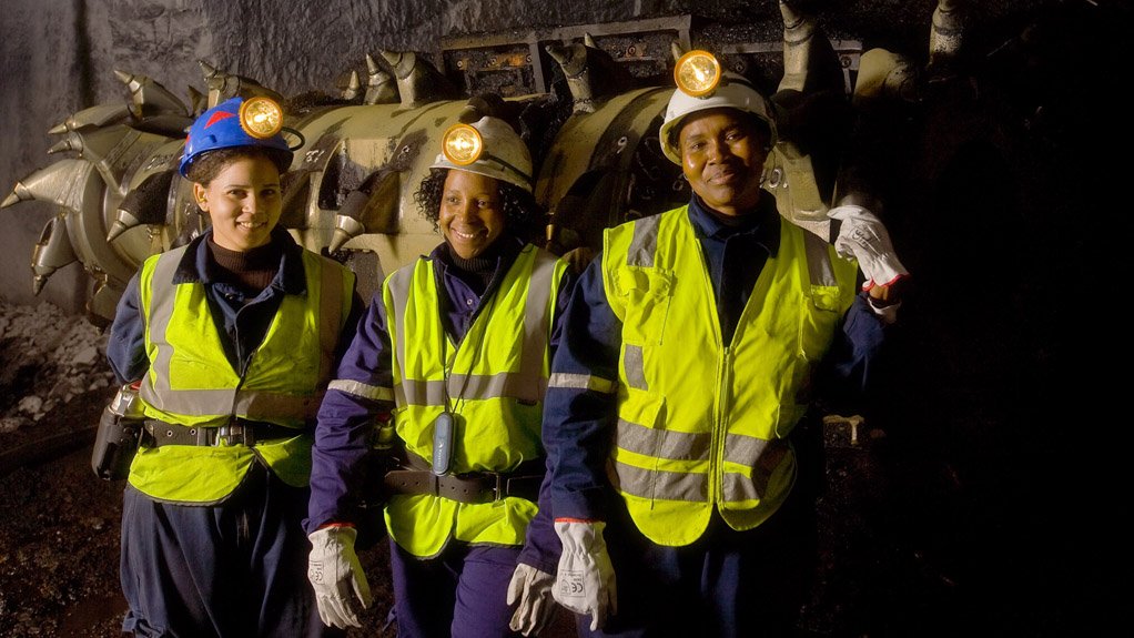 NEW NORMAL It has become ‘more normal’ for women to be geologists, engineers, metallurgists and miners in the sector 