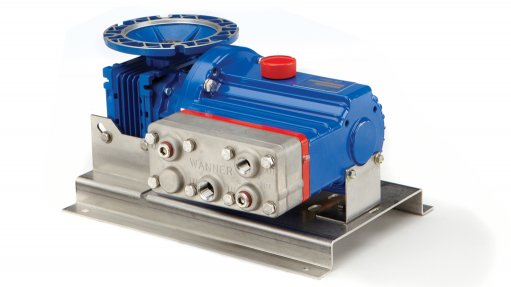 Hydra-Cell P200 replaced tradional metering pumps spraying abrasive latex solution on coal.