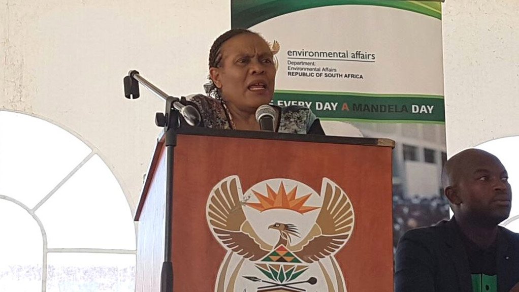 Deputy Environmental Affairs Minister Barbara Thomson