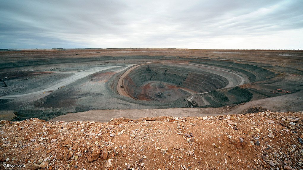 Oz Minerals' Prominent Hill mine, in South Australia.