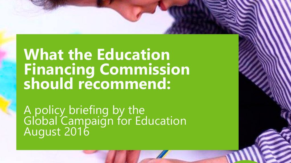  What the Education Financing Commission should recommend (August 2016)