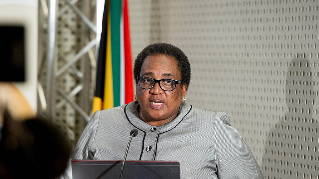 Minister of Labour Mildred Oliphant 