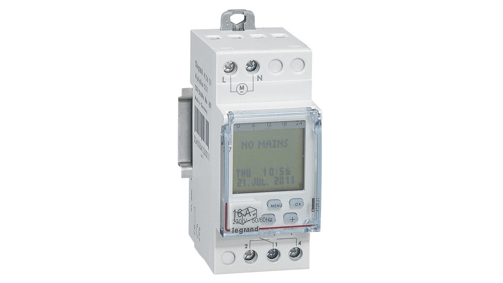 TIME SWITCHES SUITED TO MANUFACTURERS Legrand’s Rex time switches, with analogue and digital dials, are ideally suited for original-equipment manufacturers 
