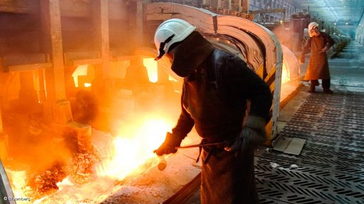 ALUMINIUM SMELTING
Aluminium being smelted for semi-finished products