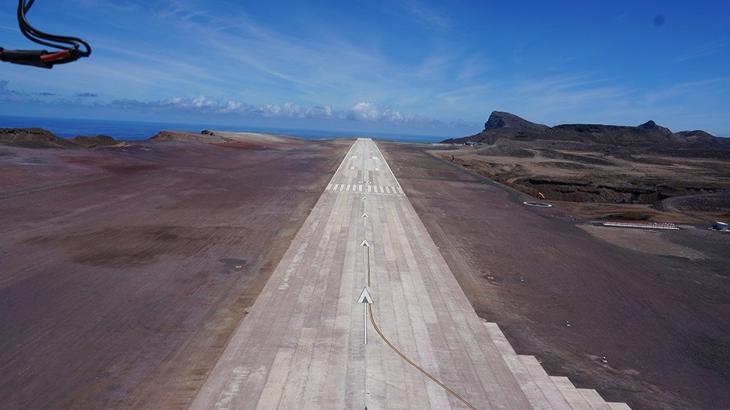 The St Helena airport