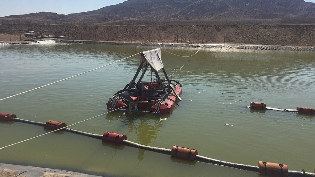 Slurrysucker Ensures Return Water Pond Capacity In Namibia