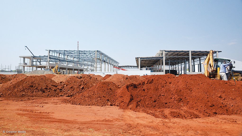  	UNDER CONSTRUCTION A new 15 000 m2 factory is being built at Wonderboom Airport complex to manufacture two airframes a month