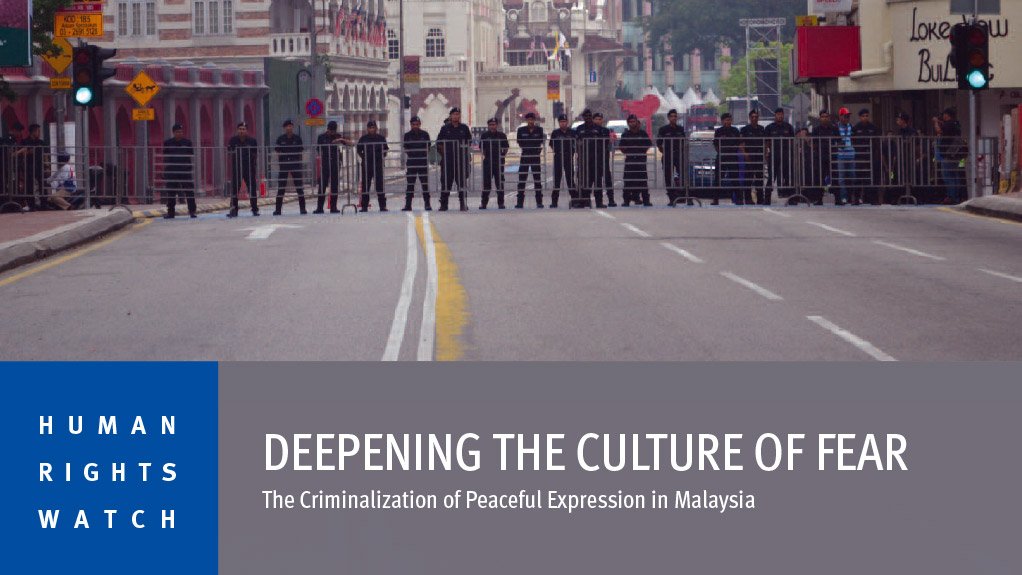 Deepening the Culture of Fear – The Criminalization of Peaceful Expression in Malaysia