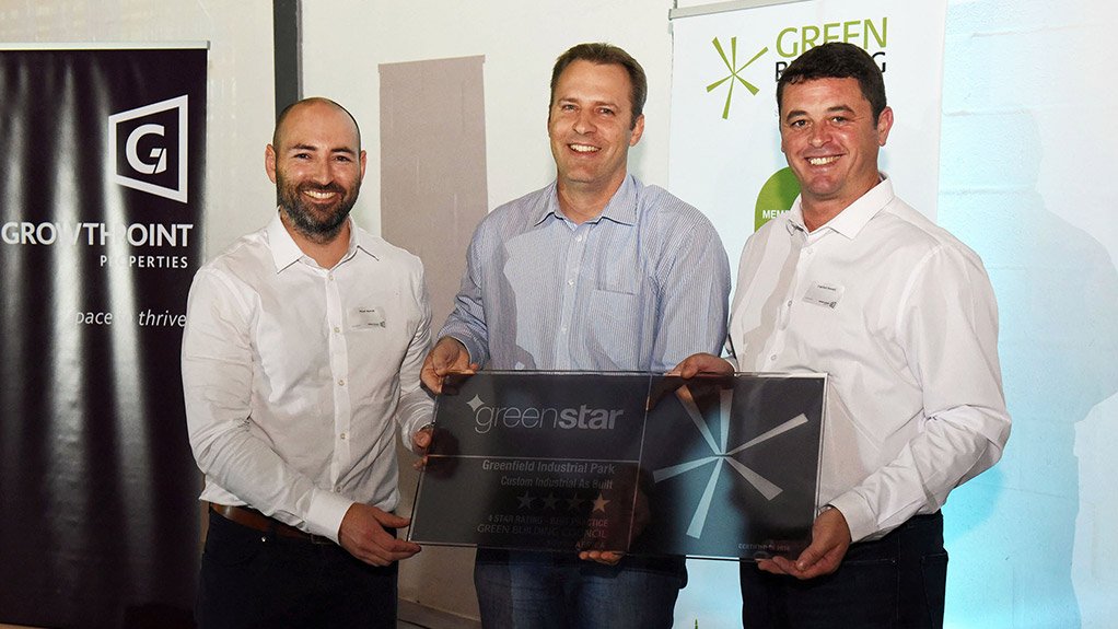 Growthpoint’s Greenfield Industrial Park achieves SA’s first industrial Green Star rating