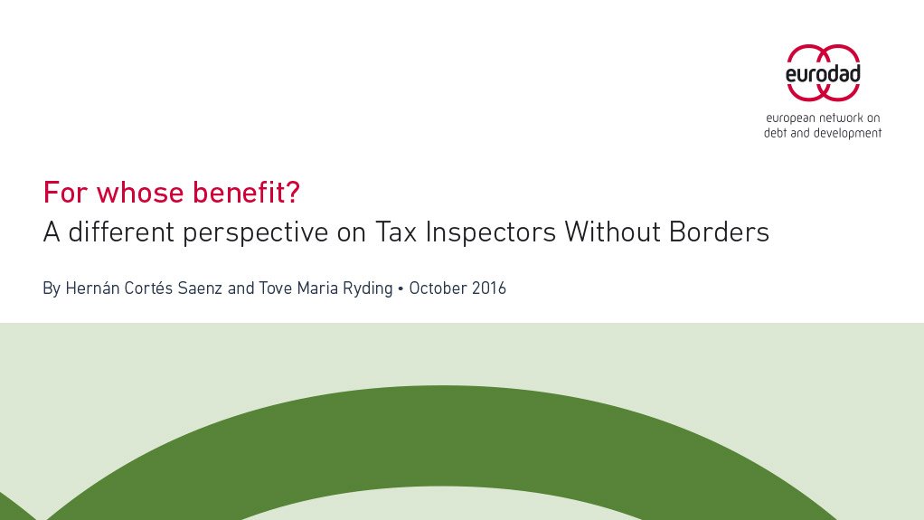  For whose benefit? A different perspective on Tax Inspectors Without Borders