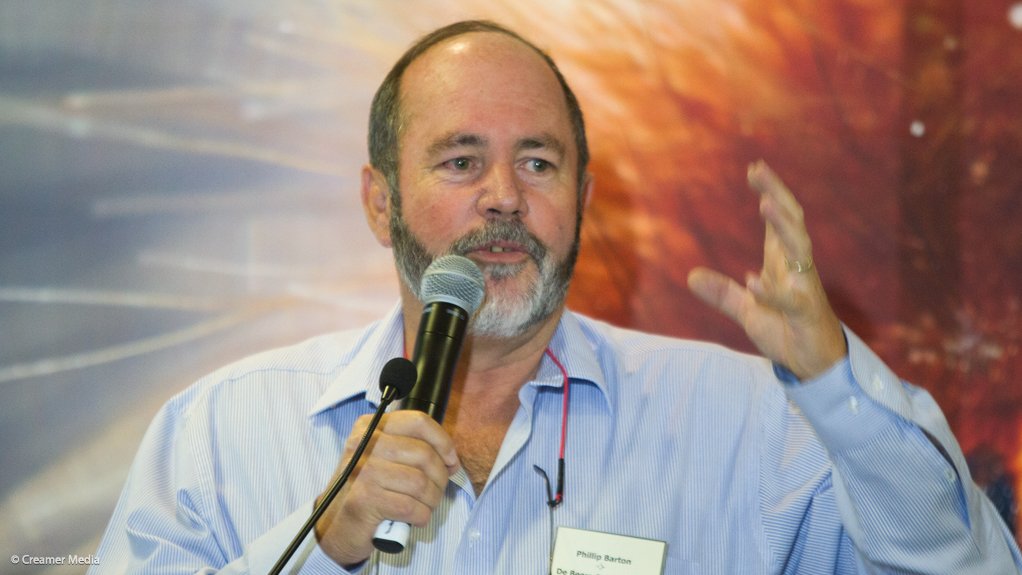 De Beers Consolidated Mines CEO Phillip Barton