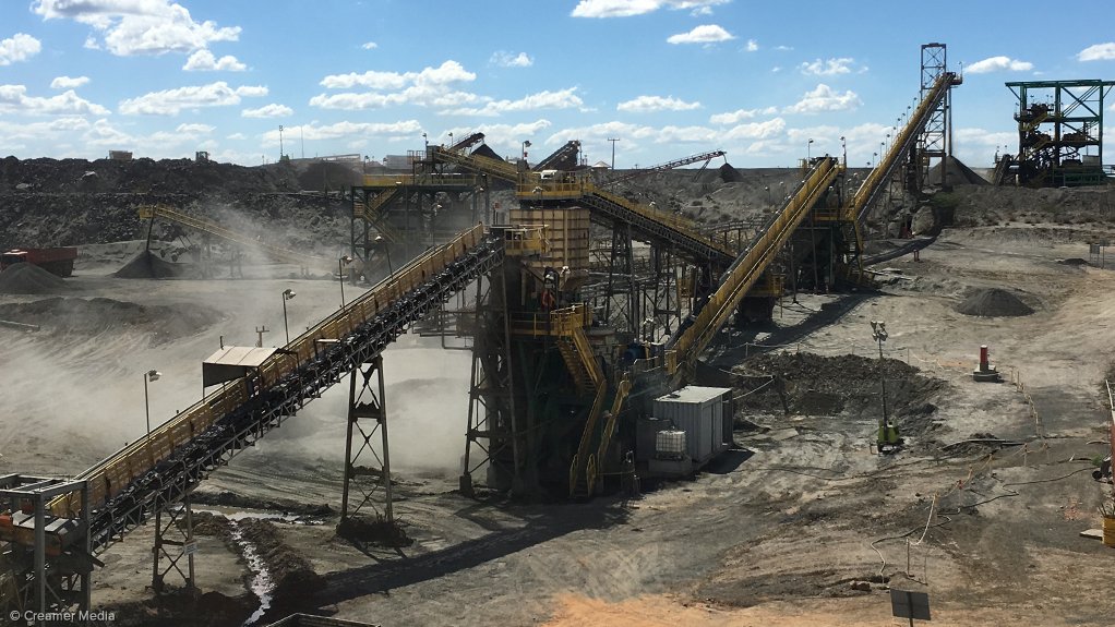 The crusher line at Largo Resources' Maracás Menchen mine, in Bahia state, Brazil