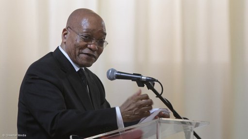 SA: President Zuma congratulates the African champions, Mamelodi Sundowns