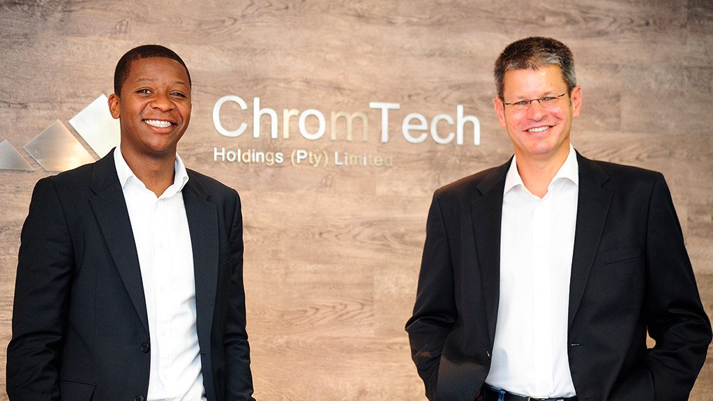 Thakadu CEO Ruli Diseko and ChromeTech CEO Craig Bennett