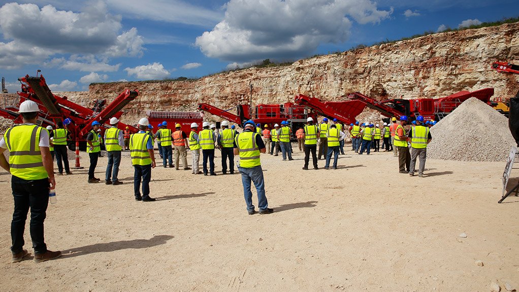 Terex|Finlay Crush San Antonio With Spectacular New Model Launches At Customer Open Day.