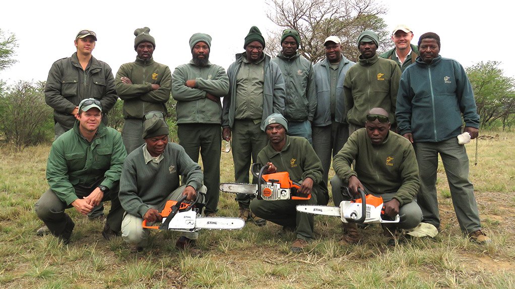 STIHL continues it support in the fight to save the rhino