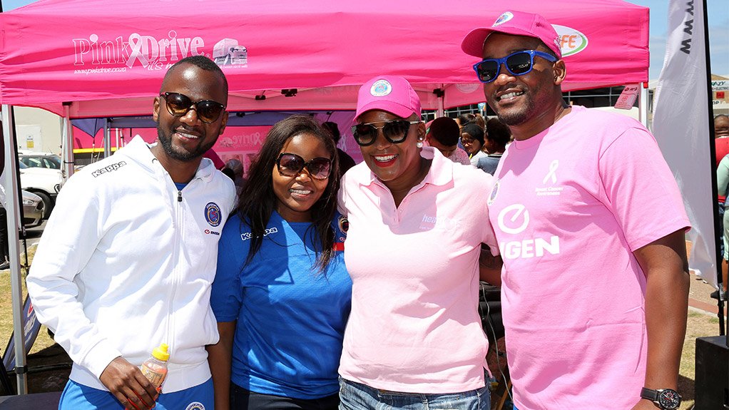 Engen and Supersport United raise breast cancer awareness in Cape Town