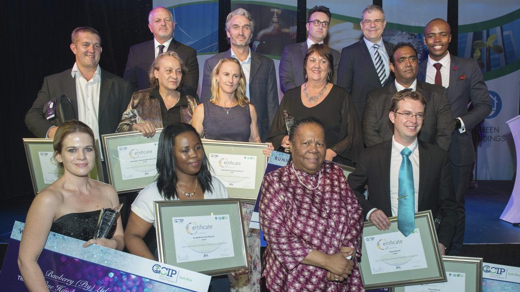 AWARDS CEREMONY
Winners at awards ceremony of the Global Cleantech Innovation Programme for Small and Medium-sized Enterprises in South Africa
