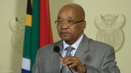 SA: President Zuma arrives in Harare for the inaugural session of the SA-Zimbabwe Bi-National Commission