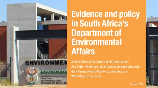 Evidence and policy in South Africa’s Department of Environmental Affairs