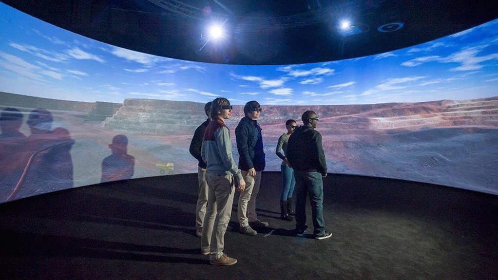IMAGINEERS The Kumba Virtual Reality Centre for Mine Design, at the University of Pretoria, helps students immerse themselves in realistic mining environments