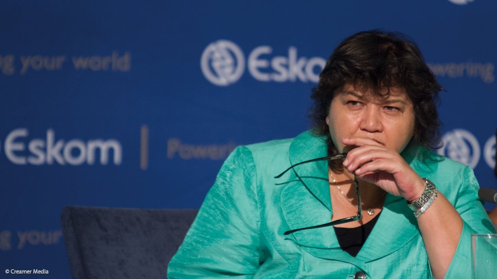 Public Enterprises Minister Lynne Brown