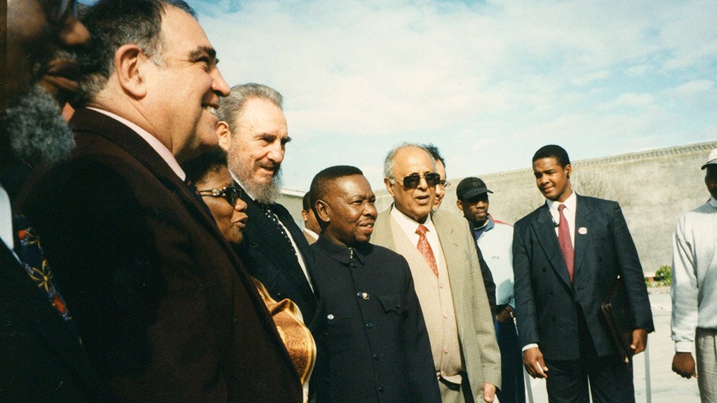 Fidel Castro, Ahmed Kathrada, Blade Nzimande