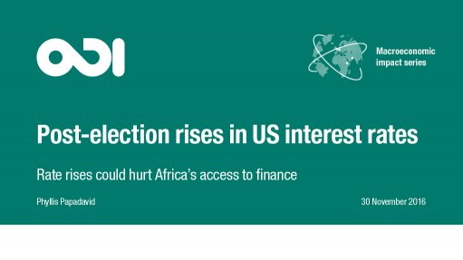 Post-election rises in US interest rates: rate rises could hurt Africa's access to finance