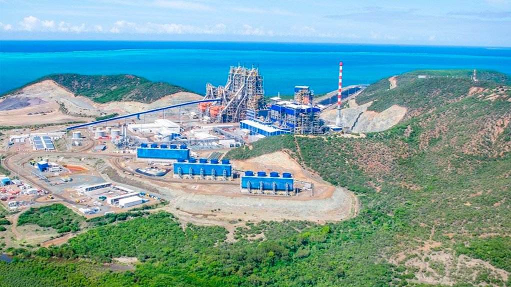 Glencore's Koniambo nickel project in New Caledonia, a French territory.