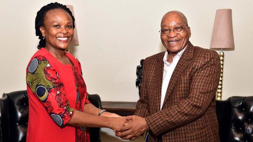 Public Protector pays courtesy call to Zuma