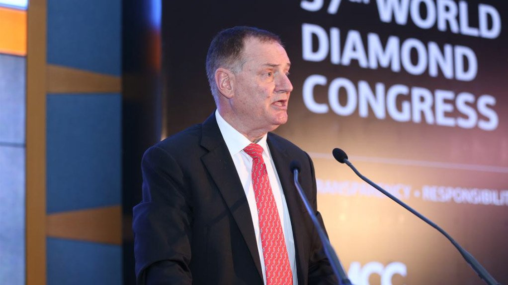 World Federation of Diamond Bourses president Ernie Blom