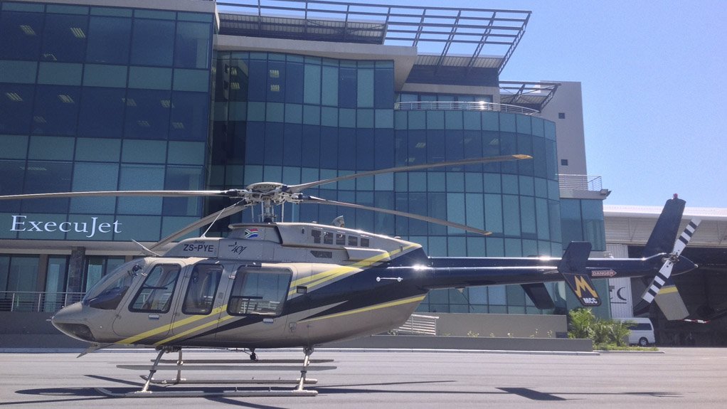 ACCESSING REMOTE SITES The Bell 407 charter helicopter integrates reliability, speed, performance and maneuverability, with a cabin that can be configured for different purposes 