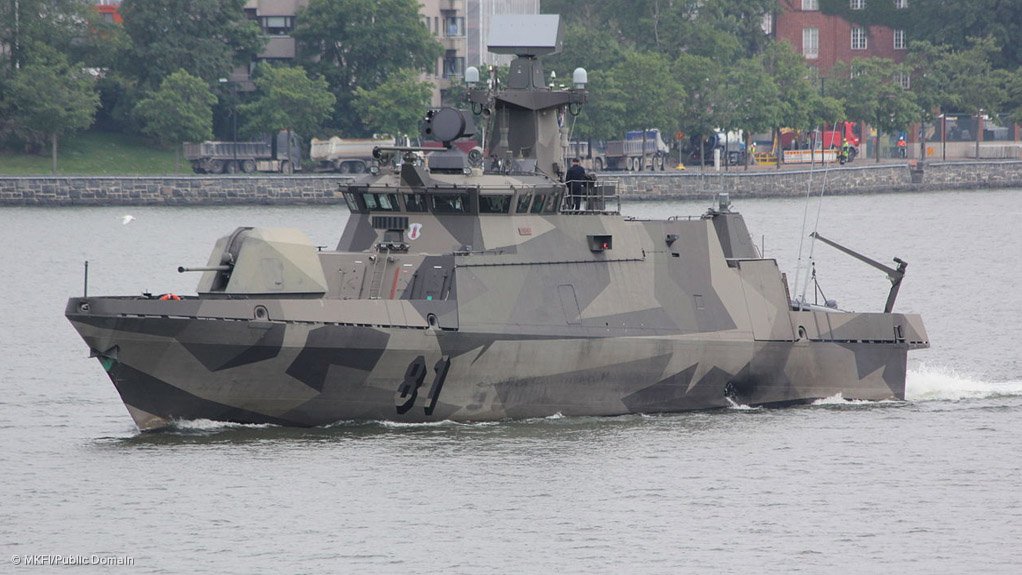 FNS Tornio, a Hamina-class missile boat of the Finnish Navy 