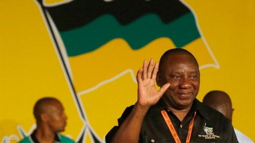 Ramaphosa on the campaign trail in George