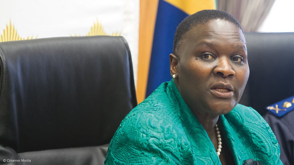 Suspended police commissioner Riah Phiyega