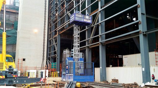 HOISTS GAIN POPULARITY SA French’s high-speed rack and pinion hoists are proving to be an effective complement to traditional tower cranes 