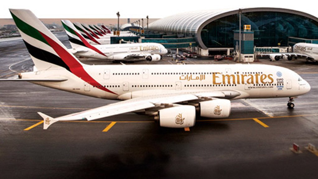 Emirates’ A380 Superjumbos at Dubai International Airport