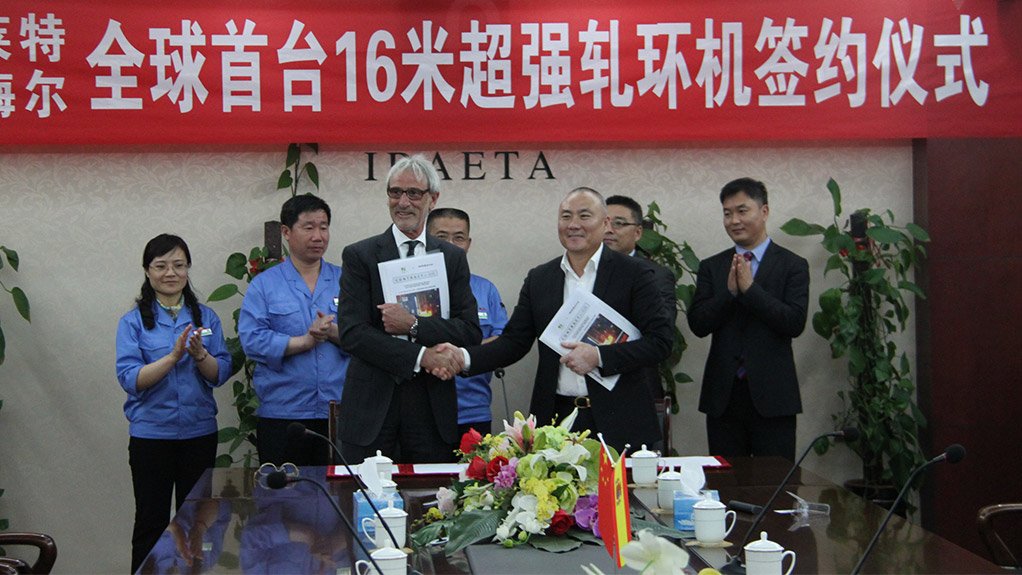 Shandong Iraeta to receive world’s biggest ring rolling machine from SMS group