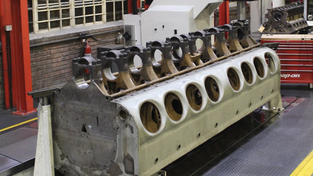 HIGH-QUALITY TECHNOLOGY
The cylinder block machining centre at Metric Automotive Engineering
