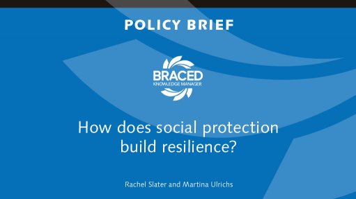 How does social protection build resilience?