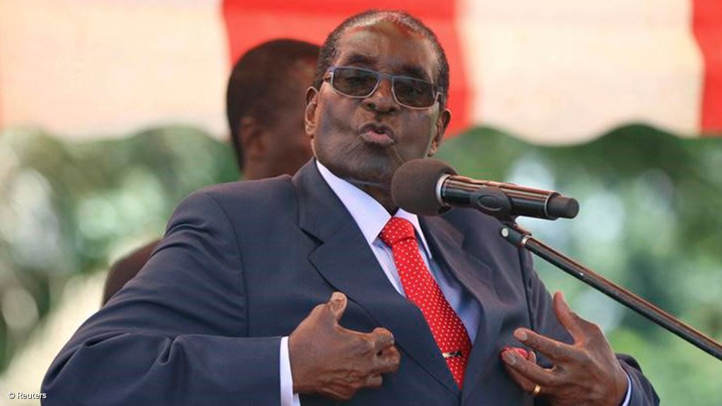 Zimbabwean President Robert Gabriel Mugabe