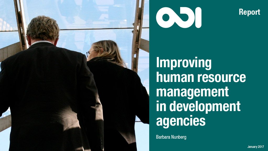 Improving human resource management in development agencies