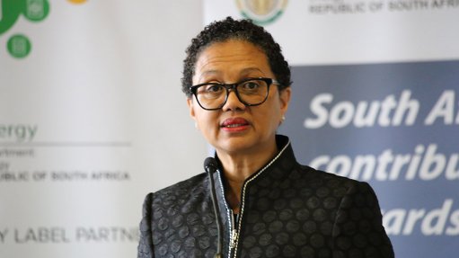 Energy Minister Tina Joemat-Pettersson
