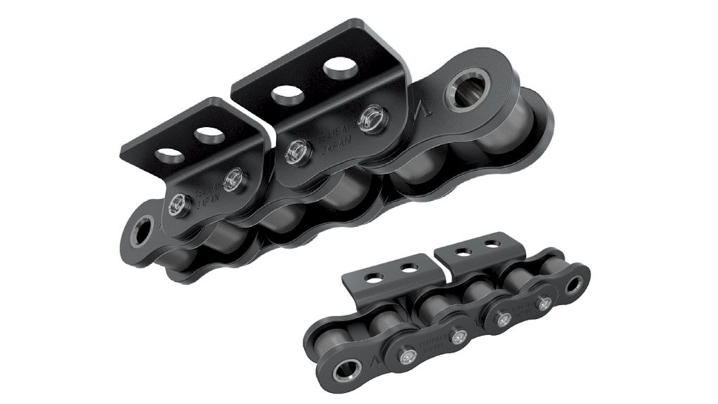 SIXTH GENERATION LUBRICATING CHAIN
The chain features microscopic pores in the seamless sintered bush, which are filled with NSF-H1 rated food grade lubricant