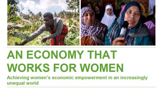  An economy that works for women 