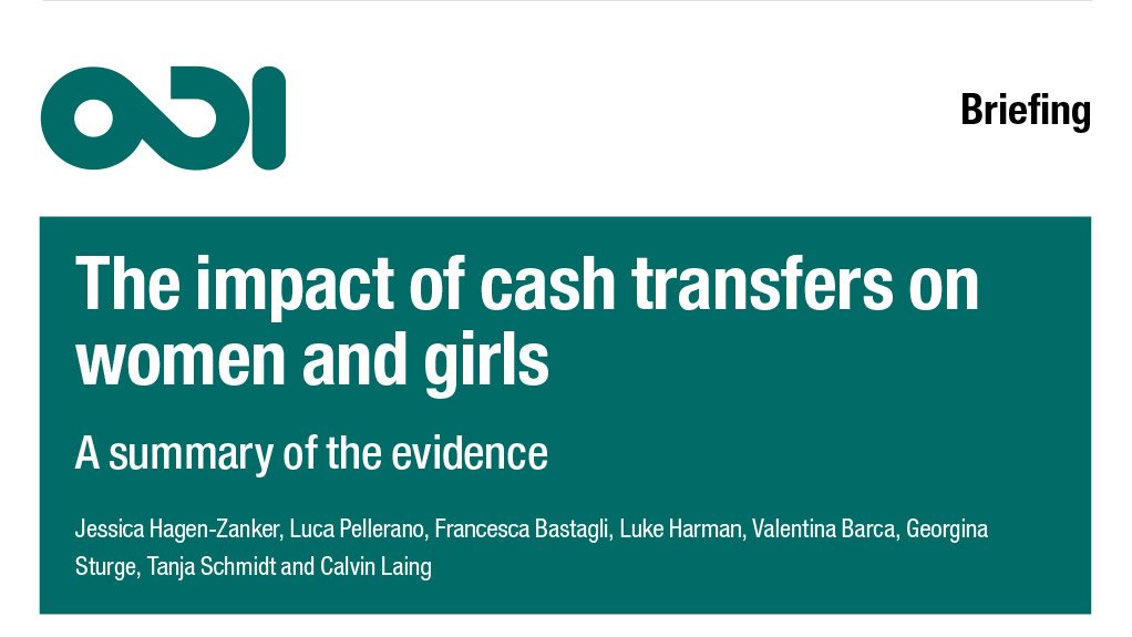 The impact of cash transfers on women and girls