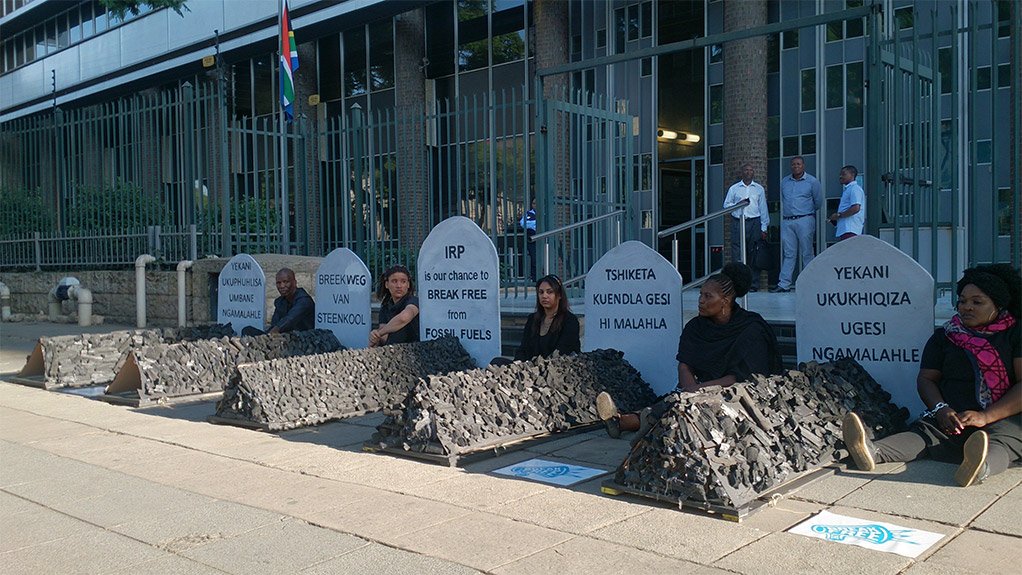 Break Free: Funeral procession outside the Department of Energy to highlight the impacts of Fossil Fuels