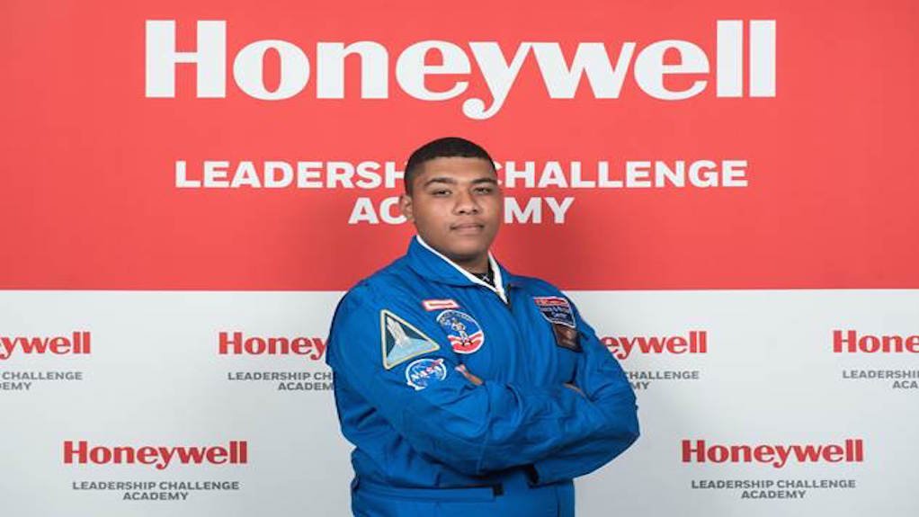 MATTHEW ARNOLDS
The space cadet recently completed training and space simulations overseas at the Honeywell Leadership Challenge Academy
